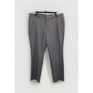 Express Innovator Mens Size 36/30 Gray Wool Blend Dress Suit Slim Fit Pants